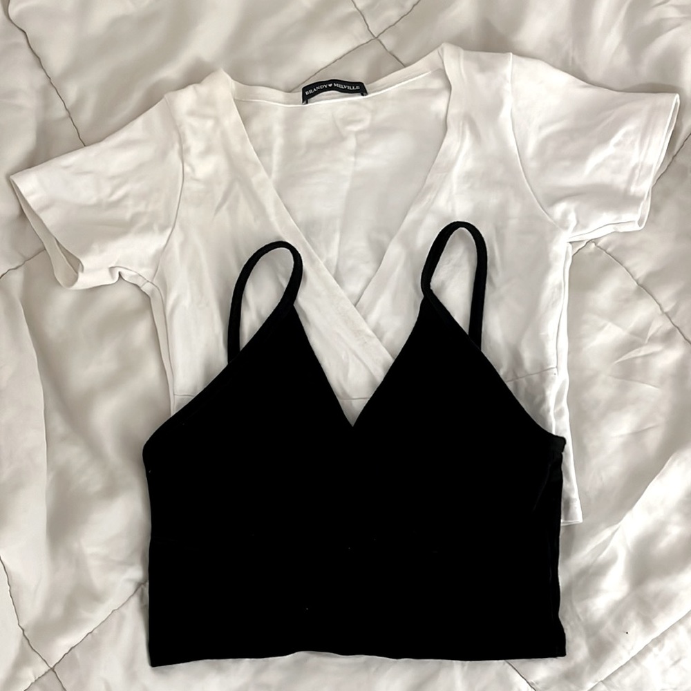 ~BUNDLE brandy melville amara top + amara tank